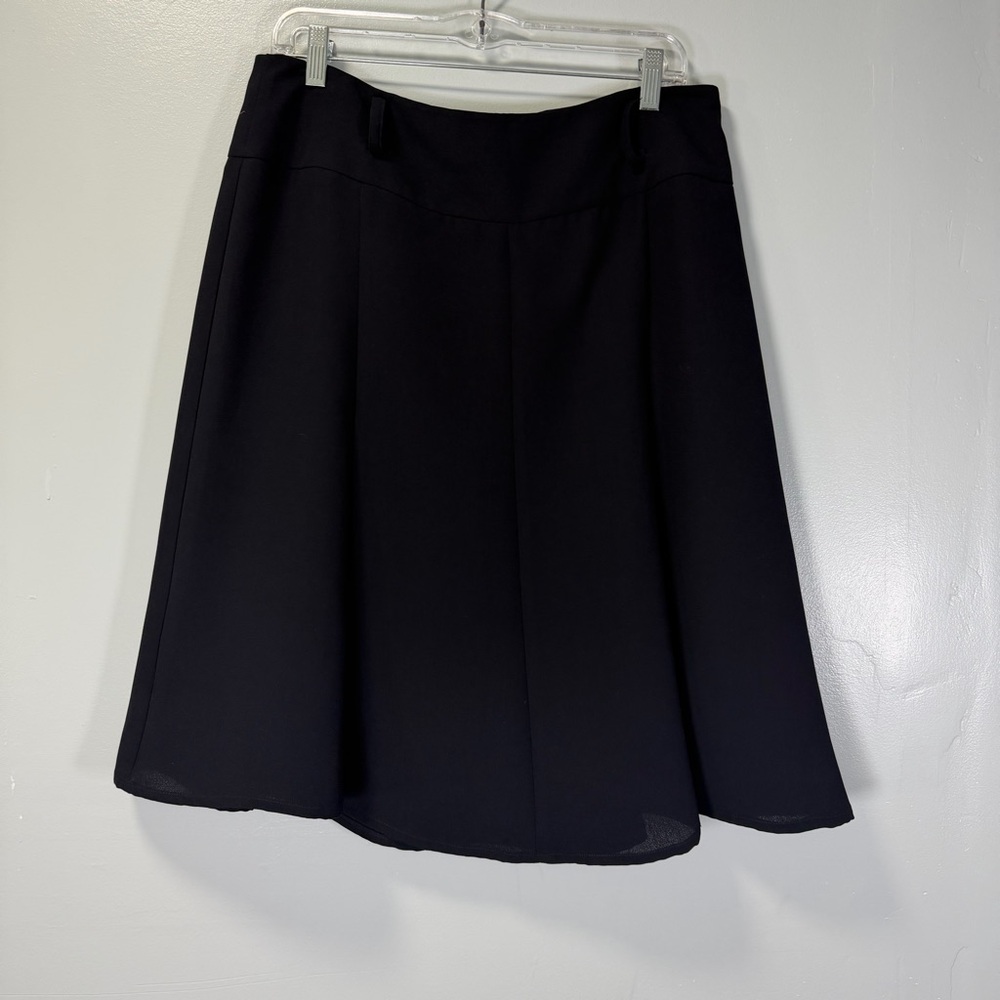 Evan Picone‎ Classic Navy A-Line Skirt Sz 12